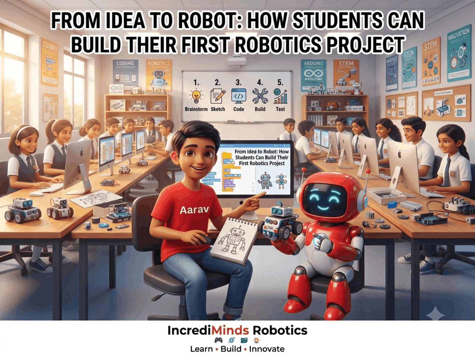 From Idea to Robot: How Students Can Build Their First Robotics Project